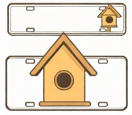 License Plate Birdhouse Plans